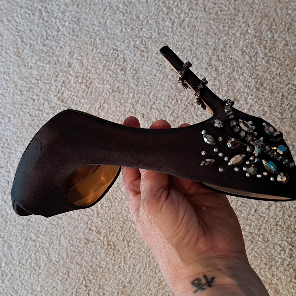 jeweled pumps